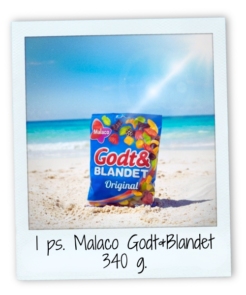 Gevinst -  1 ps. Malaco Godt & Blandet 340 g.